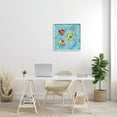 thumbnail image 2 of Grace Popp Swimmers In Pool Inner Tube Cool Blue Water 24 in x 24 in Framed Painting Art Prints, by Stupell Home Décor, 2 of 6