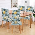 thumbnail image 2 of Yayeee 2 Pack Dining Chair Covers Stretch Parson Chairs Slipcovers Seat Protector, Lemon Pattern, 2 of 6