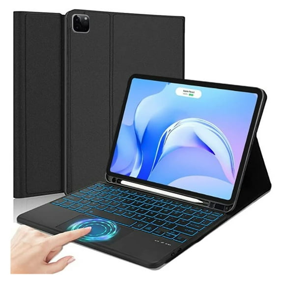 XZAMB Keyboard Case Compatible with iPad Air 11-inch, 2024, Detachable Wireless Wireless Folio Cover for iPad Air 11 inch 2024/ Air 5th/4th, iPad Pro 11 (4/3/2/1 Gen)