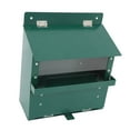 thumbnail image 1 of Metal Squirrel Feeder, Transparent Acrylic Plate Erosion Resisting Paint Large Squirrel Feeder Convenient To Use  for Outdoor Garden, 1 of 7