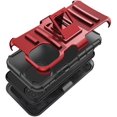 thumbnail image 3 of IBAOLEA pour iPhone 11 Étui, IBAOLEA [Armure de Chevalier] Étui Robuste Tout-Terrain Étui Résilient [Clip Ceinture Pivotant][Support] Étui Combo pour iPhone 11 [Gris] Rouge/, 3 of 7