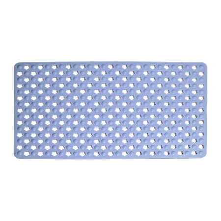 Elainilye Non Slip Shower Mat, Bathtub Safety Mat, Suction Cup Bath Mat, 28x14 Inch Drain Hole Floor Pad for Tub
