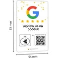 thumbnail image 4 of Custom Reusable Tag-Tap/QR Google Review Card -1 Pack Instant Google Reviews Card - QR Code and NFC Cards for Business, Google Review Tap Card, 4 of 5