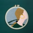 thumbnail image 3 of Abbracc DIY Girl Rug Hooking Handcraft Woolen Embroidery Knitting with Punch Needle, No Holder, 3 of 9