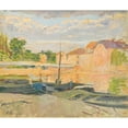 thumbnail image 3 of Henri Lebasque 14x12 Black Modern Framed Museum Art Print Titled - Barges on the Edge of the Marne (1905), 3 of 5