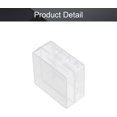 thumbnail image 4 of HUGFEGWE 2 x 18650 Battery Storage Case Holder Organizer Box Transparent 2Pcs CA919-114767, 4 of 7