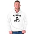 thumbnail image 5 of Camping Its Lit Pun Outdoors Nature Hoodie Sweatshirt Women Men Brisco Brands S, 5 of 6