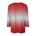 thumbnail image 4 of HAPIMO Women's Fashion Shirts V-Neck Pullover Long Sleeve Blouse Classic Solid Color Button Chiffon Tops Cozy Casual Sweatshirt T-Shirt Clothes for Women, 4 of 5