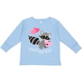 thumbnail image 3 of Inktastic Stealin' Your Heart Cute Raccoon Boys or Girls Long Sleeve Toddler T-Shirt, 3 of 5