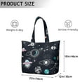 thumbnail image 5 of Moon and Stars Carry-On Bag - Spacious Zippered Tote with Reinforced Handles, Perfect for Women Travelers, 5 of 5