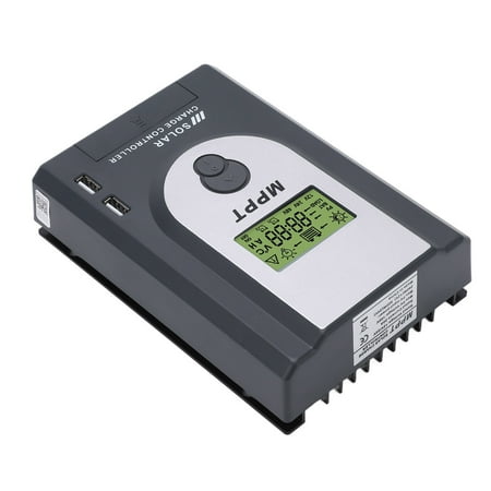 

Solar Panel Regulator 20A Solar Charge Controller Temperature Compensation For Home RV Yacht Ship