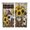 Yellow Beige Wheat, variant on Curtains 84 Inches Long 2 Panels, Farmhouse Sunflowers Grommets Window Treatment Curtain, Western Star Country Bird Pine Cone Thermal Curtains Drapes for Living Room/Bathroom