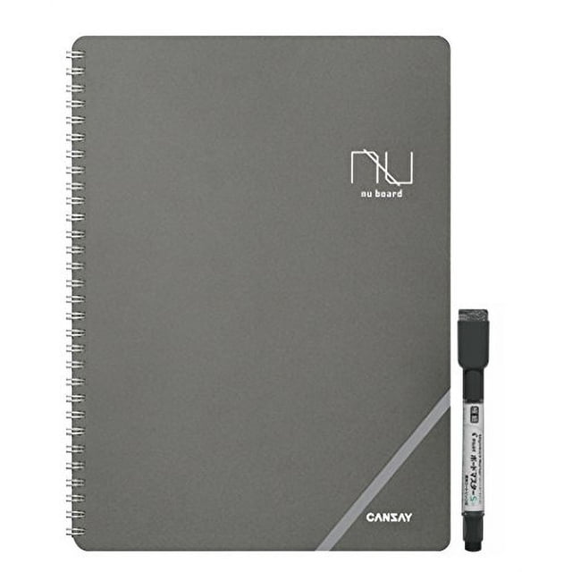 Cuaderno de notas de pizarra blanca de tamaño A4, Nu Board NGA403FN08 - Cuaderno borrable
