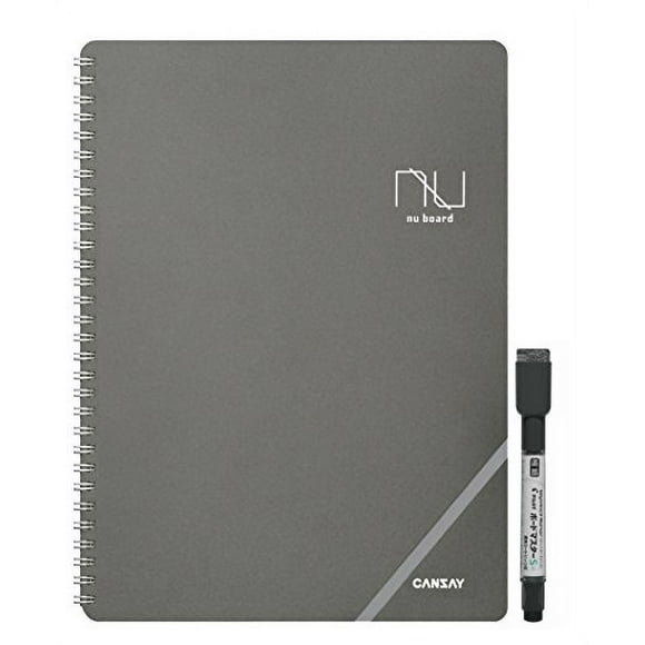 Cuaderno de notas de pizarra blanca de tamaño A4, Nu Board NGA403FN08 - Cuaderno borrable