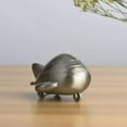 thumbnail image 6 of Room Decor, Metal Piggy Bank for Kids Cash Box Coin Saving Bank Cute Alloy Coin Saving Box Money Saving Bank for Kid's Gift Desktop Decoration Ornament, Air Plane Shape, Silver, 6 of 7