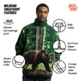 thumbnail image 3 of Men's Women's Sweater Jacket Full Zip Fleece Black Bear Sweatshirt Wildkind, 3 of 7