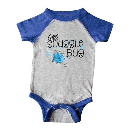 

Inktastic Little Snuggle Bug blue little beetle Gift Baby Boy or Baby Girl Bodysuit