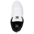 thumbnail image 4 of DC Men's Court Graffik Skate Shoe  WT/BLK/BLK, 4 of 5
