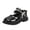 Black, variant on DMDUOU Girls Mary Jane Dress Shoes Girls Loafers School Uniform Thick Non-Slip Sole Casual Shoe Black 5-5.5Years