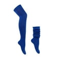 thumbnail image 1 of Women's Lengthening Thick Socks Colorful Over The Knee Pile Socks, 1 of 3