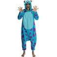 thumbnail image 3 of Disney Monsters Inc. Adult Sulley Kigurumi Sherpa Fleece Cosplay Costume One Piece Union Suit, 3 of 6