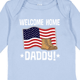 thumbnail image 4 of Inktastic Military Dad Welcome Home USA Flag Boys or Girls Long Sleeve Baby Bodysuit, 4 of 5