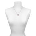 thumbnail image 3 of Delight Jewelry Silvertone Red Present Best Mom Ever Charm Necklace, 3 of 4