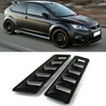 thumbnail image 2 of 1Pair Car Front Bonnet Hood Vent Louver Decorative Sticker Black Scoop Cover Air-Flow Inlet Cooling Universal for BMW For A-U-D-I For Honda, 2 of 6