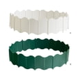 thumbnail image 3 of Naiovety Paquete de 20 vallas de plástico para patio, jardín, decoración de flores, vallas, jardinería, Patio, accesorio decorativo, calle Blanco, 3 of 6