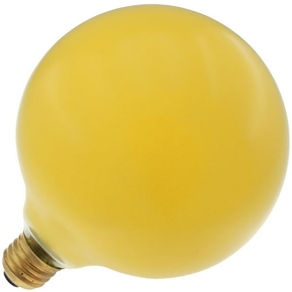 Industrial Performance 100G40/Y 120V, 100 Watt, G40, Medium Screw (E26) Base Yellow Globe Light Bulb (1 Bulb)