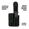 thumbnail image 5 of (2 pack) Strategy Brand Universal Double Magazine Pouch, Polyester, Black, 5 of 9