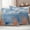 Sage Green, variant on Orange Navy Blue Coral Outdoor Waterproof Pillow Covers, Summer Beach Coastal Ocean Decorative Square Throw Pillowcase Sofa Cushion Sham for Patio/Couch/Chair, 16"x16" 2 Pack