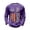 Purple, variant on BUWTTED Men's T Shirts 250th USA Flag Print Graphic Knit Tees Independence Day Casual Long Sleeve Crew Neck Black Shirt L