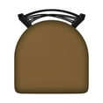 thumbnail image 3 of 820 Catalina 25" Swivel Counter Stool with Black Wrinkle Finish and Canter Saddle Seat, 3 of 3