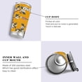 thumbnail image 3 of SKYSONIC Cherry Blossoms Pattern 12 oz Tumbler Stainless Steel Vacuum Insulated Travel Tumbler with Straw and Lid, Durable Coffee Mug Drinking Cup, 3 of 7