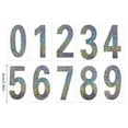 thumbnail image 1 of Autocollant par Numéro Réfléchissant Autocollant Numérique Réfléchissant 3 Pcs, 1 of 3