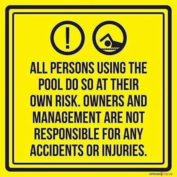 Warning Sign,Pool Rules Sign,Pool Safety Sign Clean Pool Towels Letters Blue Background Informational Convenient Alert Road Sign 8"X12" Metal Aluminum Sign