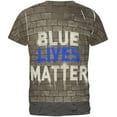 thumbnail image 2 of Blue Lives Matter All Over Adult T-Shirt, 2 of 2