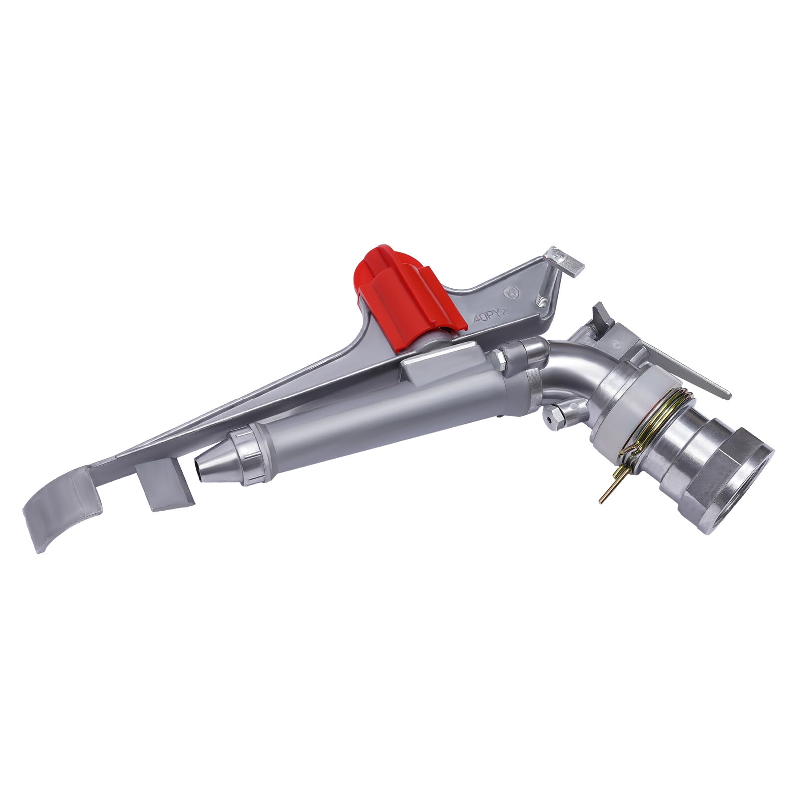 ToppiJoy 2" Impact Sprinkler 360° Adjustable Long Range Water Irrigation Spray Gun Tool Kit Large-Area Watering Sprinkler Agriculture Irrigation Sprinkler for Garden Farm Lawn Forestry