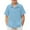 Light Blue, variant on Huowey Kids Boys Casual Short Sleeve Button Down Shirt Fashion Textured Summer Beach Shirt 5-14 Years Old Fashionable Dailywear, 7-8 Years