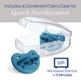 thumbnail image 6 of Chicco PhysioForma® Luxe One-Piece Silicone Pacifier, 16-24 Months, 2pk - Ocean Blue, New, 6 of 11