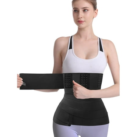 

No Waist Allowed Wrap Invisible Wrap Waist Trainer Tape Snatch Bandage Adjustable Buckle Belt for Yoga Physical Exercise Restraint Work Running Postpartum Recovery New Style Enhanced Version