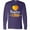 Purple, variant on Inktastic Naples Florida Orange in Heart Long Sleeve T-Shirt