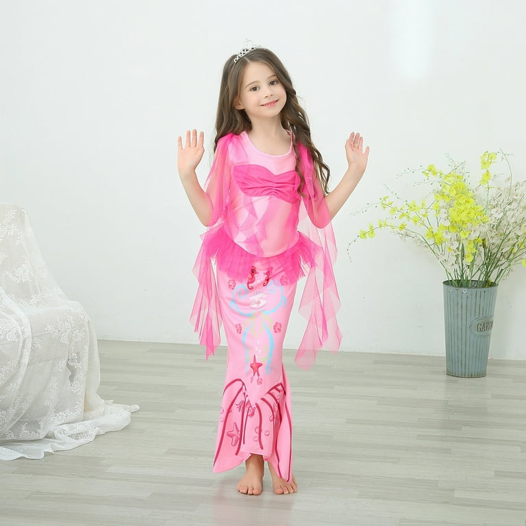 Toddler Baby Kids Girls Sleeveless Mermaid Skirt Dress Princess Dress -  Walmart.com
