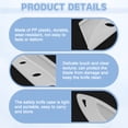 thumbnail image 5 of 2 Pack PP Safety Knife Cover Sleeves, Blade Edge Guards Protectors, Universal Knife Sheath for 6" Kitchen Knife, White, 5 of 7