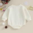 thumbnail image 4 of Okbabeha Chirstmas Baby Girl Boy Clothes Outfits 0 3 6 9 12 18 24Months Newborn Long Sleeve Bubble Romper Sweatshirt Onesie, 4 of 7