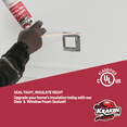 thumbnail image 5 of Kraken Bond Gaps & Cracks Filler Insulating Foam Sealant - Expanding Polyurethane Foam for Windows, Doors, and Insulation - 12 oz with Straw, 2 Pack, 5 of 5