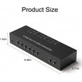 thumbnail image 3 of 6Port AV to HDMI Converter, Will Convert Input Analog Aignals to a Digital Output Signal, Built-in 16:9/4:3 Adjustment, Perfect for Old Video Game Systems,PS,WII,Xbox,DVD,VHS(with Remote), 3 of 6