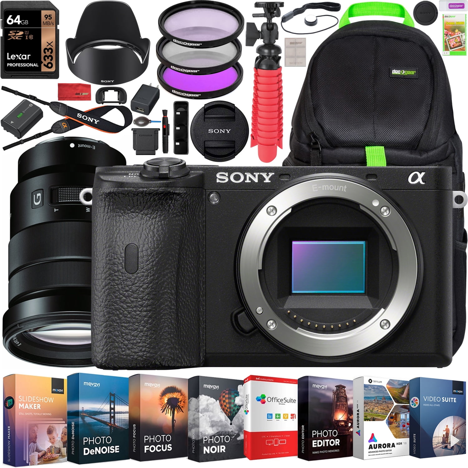 Sony A6600 Mirrorless Camera 4k Aps C Camera Body And E Pz 18 105mm F4 G Oss Power Zoom G Lens Ilce 6600b Selpg Bundle Deco Gear Travel Backpack Case Photo Video Sony A6600 Mirrorless Camera 4k Aps C Camera Body And E Pz 18 105mm F4 G Oss Power Zoom G Lens Ilce 6600b Selpg Bundle Deco Gear Travel Backpack Case Photo Video