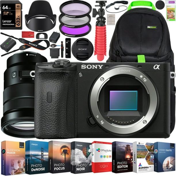 Sony A6600 Mirrorless Camera 4k Aps C Camera Body And E Pz 18 105mm F4 G
